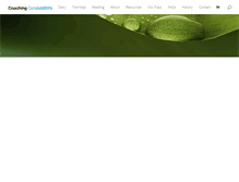 Tablet Screenshot of coachingconstellations.com